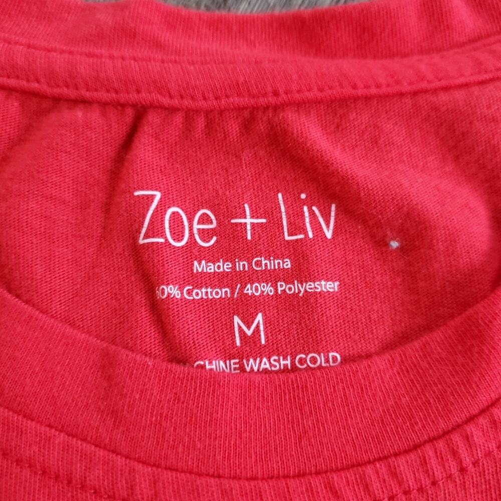 Zoe + Liv crop top We the People like to party t-shirt Sz. Med - Picture 5 of 5